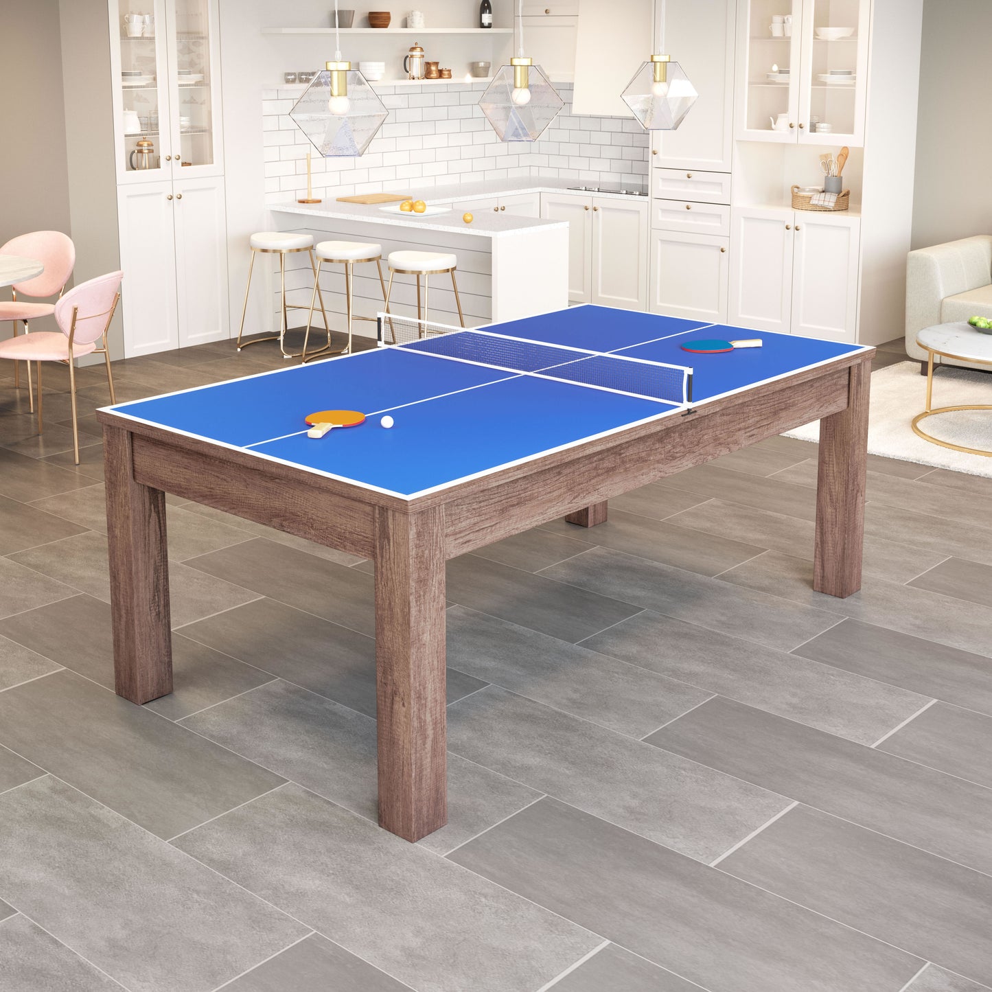 Bonker 3 in 1 Table Brown Pool- Ping Pong- Dining table