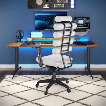 Unico Office Chair White - Sleek & Modern Office Chair with a Clean White Upholstery for a Professional and Stylish Workspace