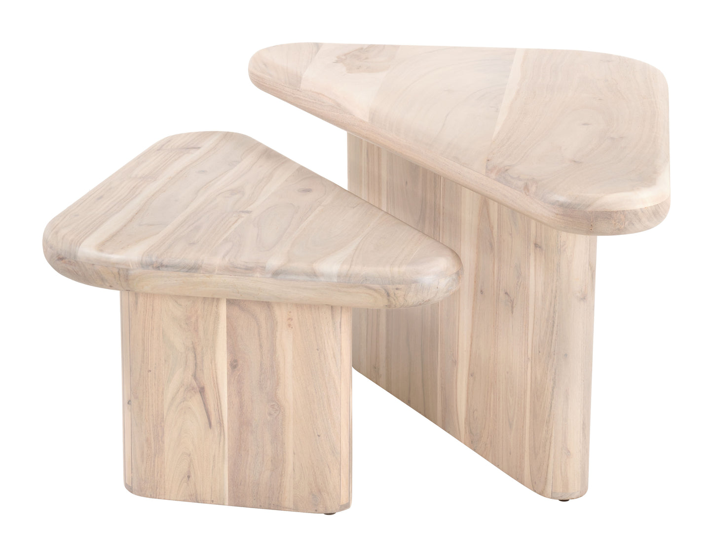 Navidic Coffee Table Set (2-Piece) - Natural Elegant and Versatile Coffee Tables for Contemporary Living Rooms