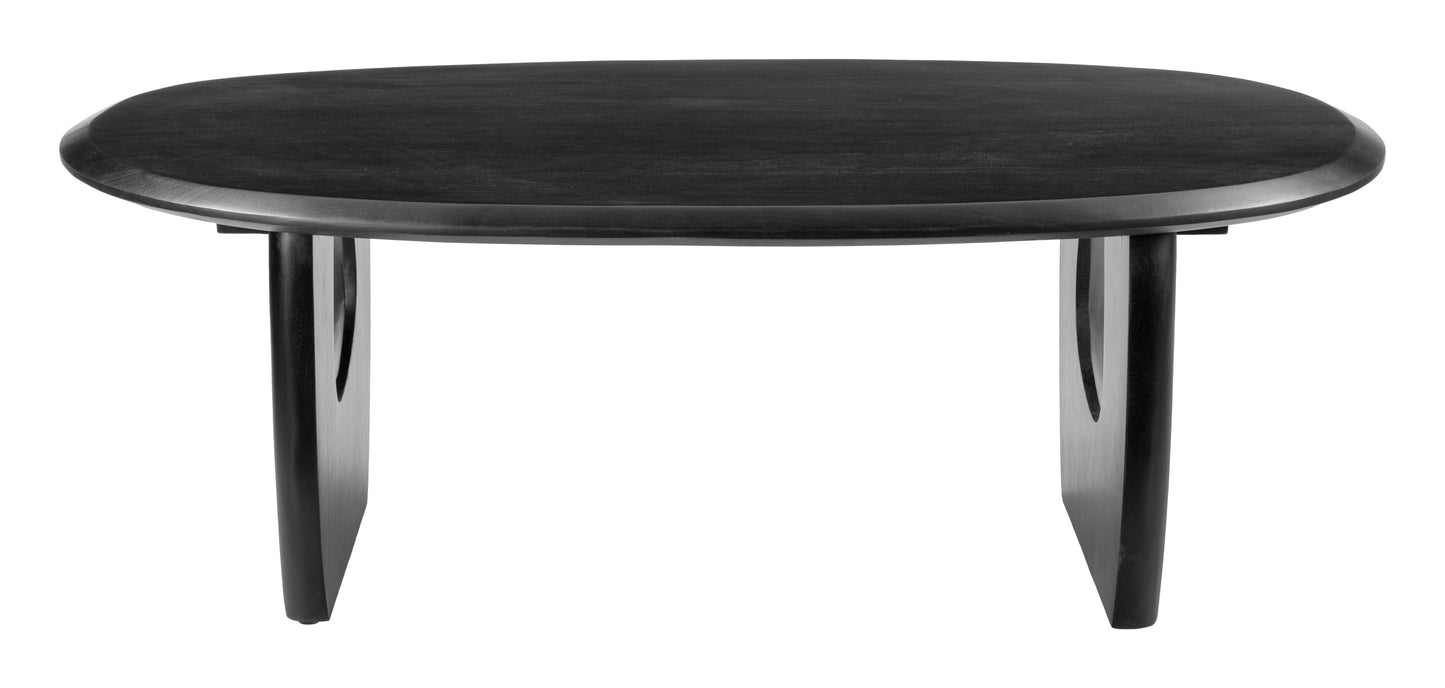 Arasan Coffee Table Black – Stylish and Contemporary Black Coffee Table for Living Room or Lounge Area