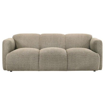 Dorset 2 Piece Upholstered Round Track Arm Sofa Set