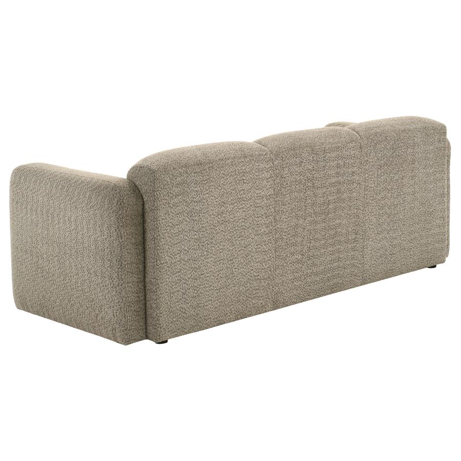 Dorset 2 Piece Upholstered Round Track Arm Sofa Set