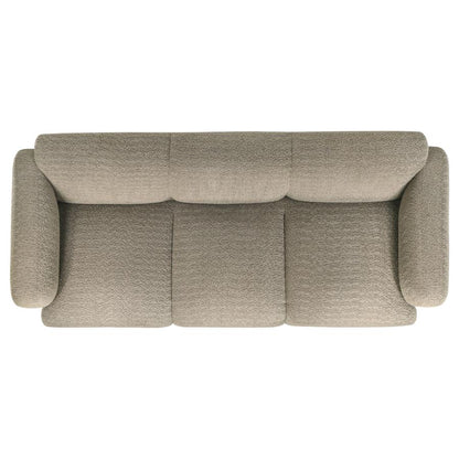 Dorset 2 Piece Upholstered Round Track Arm Sofa Set