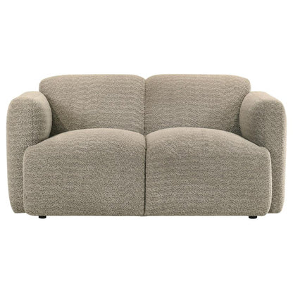 Dorset 2 Piece Upholstered Round Track Arm Sofa Set