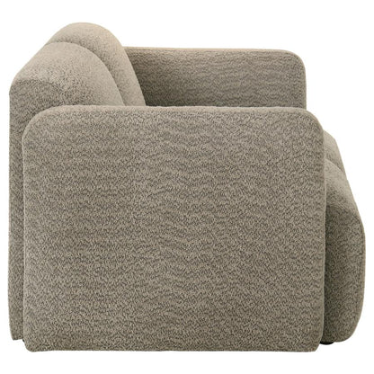 Dorset 2 Piece Upholstered Round Track Arm Sofa Set