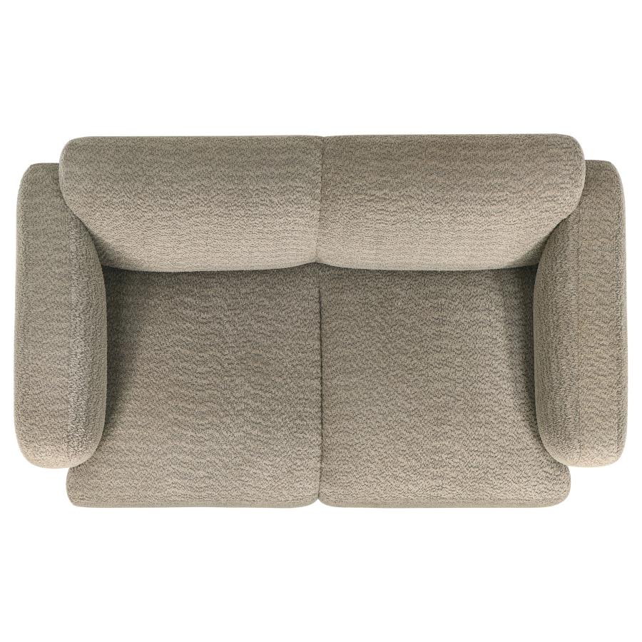 Dorset 2 Piece Upholstered Round Track Arm Sofa Set