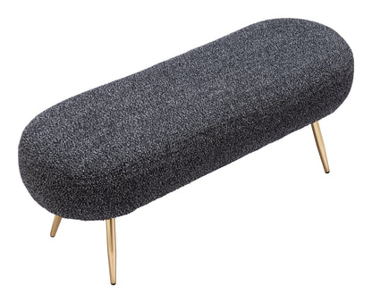 Creek Bench - Glitter Black Elegant and Eye-Catching Bench for Modern Living Spaces