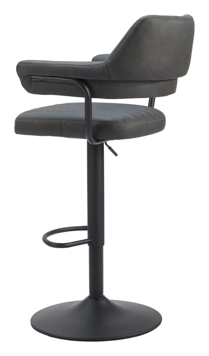 Erret Barstool Gray – Modern and Comfortable Gray Barstool for Contemporary Kitchens or Bars