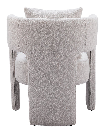 Melilla Dining Chair - Misty Gray Elegant and Comfortable Upholstered Chair for Modern Dining Rooms