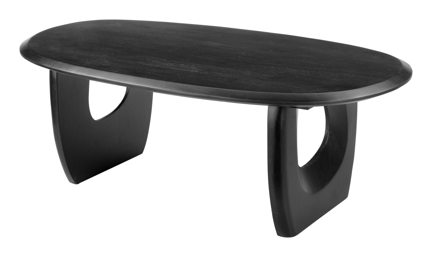 Arasan Coffee Table Black – Stylish and Contemporary Black Coffee Table for Living Room or Lounge Area