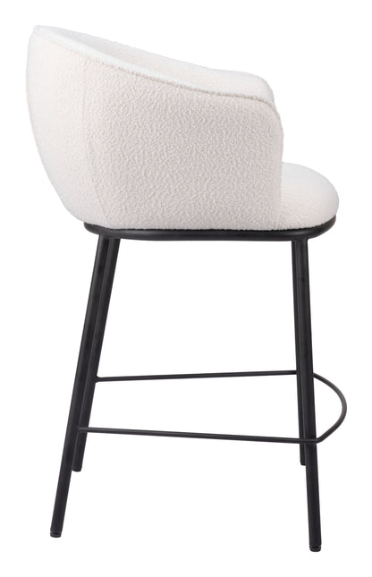 Essen Counter Stool - Ivory Stylish and Comfortable Counter Stool for Contemporary Kitchens and Dining Spaces