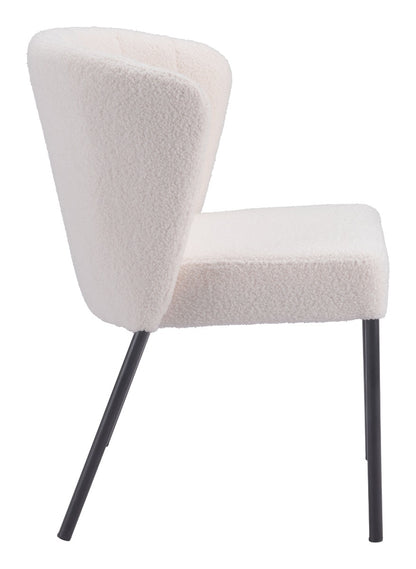 Aimee Dining Chair Set of 2 - Stylish Cream Design for Elegant Dining Rooms and Contemporary Spaces