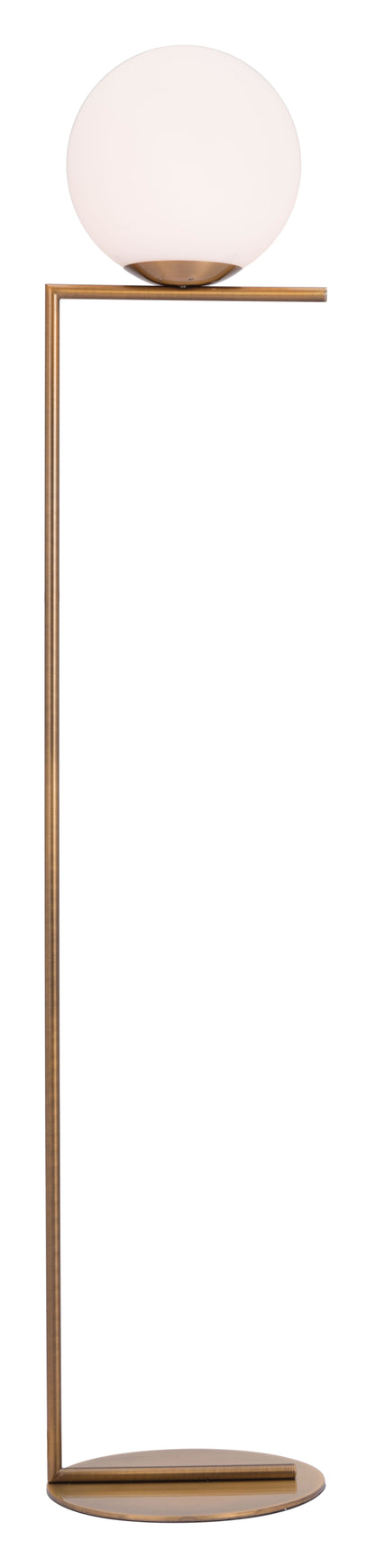 Belair Floor Lamp Brass