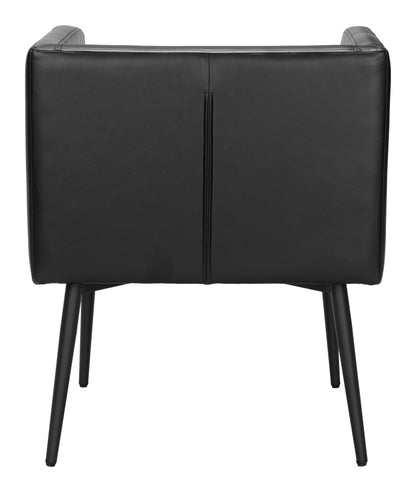 Horbat Dining Chair - Black Modern and Stylish Upholstered Chair for Elegant Dining Rooms