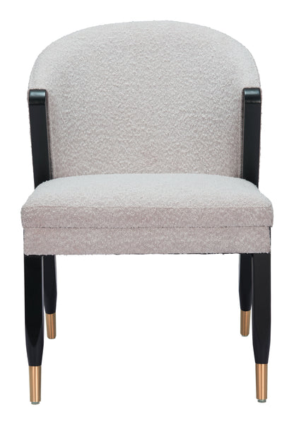 Pula Dining Chair - Misty Gray Modern and Comfortable Upholstered Chair for Stylish Dining Rooms
