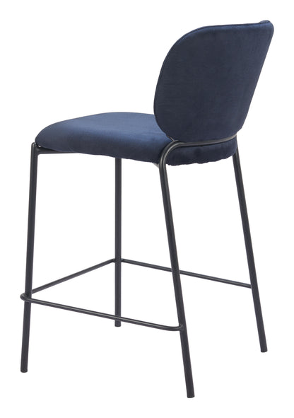 Plat Counter Stool (Set of 2) Blue