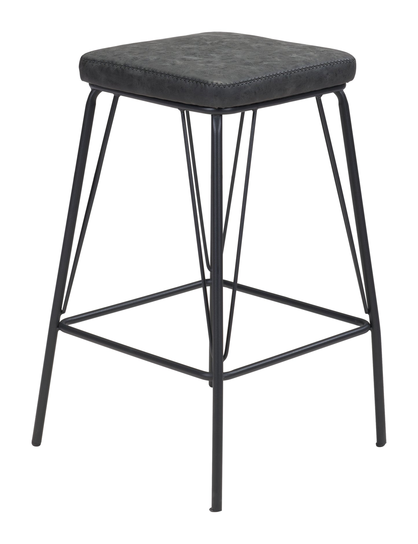 Samuel Counter Stool (Set of 2) Vintage Black