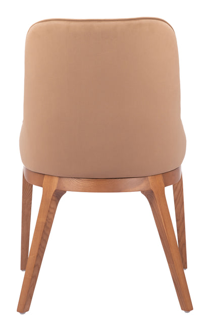 Ayr Dining Chair (Set of 2) Tan – Stylish and Comfortable Tan Dining Chairs for Dining Room or Kitchen Decor