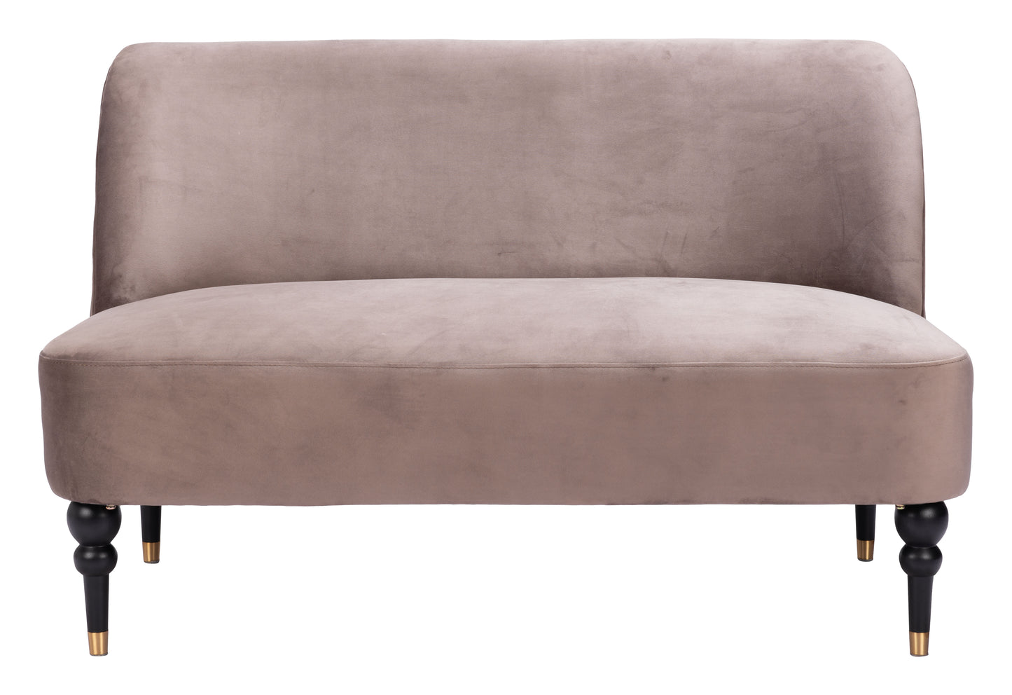 Bintulu Loveseat - Taupe Stylish and Comfortable Upholstered Loveseat for Modern Living Rooms