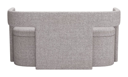 Papua Storage Bench - Gray Elegant and Practical Storage Bench for Contemporary Living Spaces