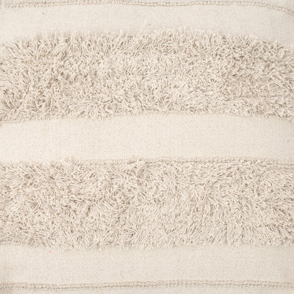 Peru Ottoman - Beige Elegant and Comfortable Ottoman for Modern Living Rooms and Spaces