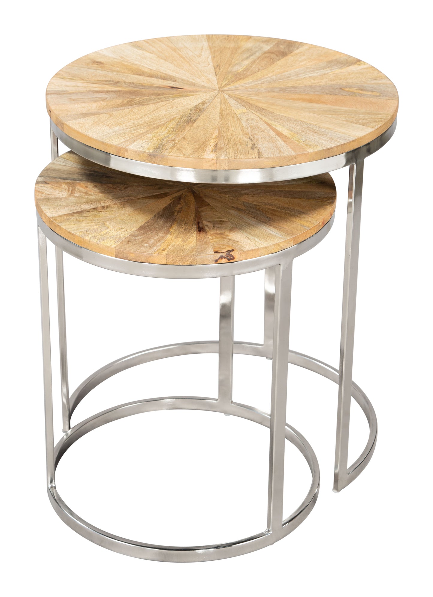 Bari Nesting Table Set (2-Piece) Natural