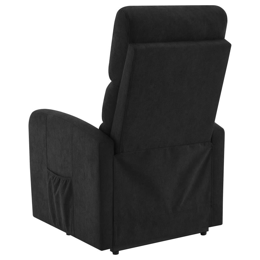 Amsdell Black Power Lift Recliner Chair – Upholstered Comfort with Remote Control