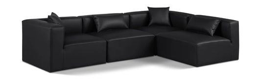 Cube Vegan Leather Modular Sectional Sofa – Stylish & Sustainable Seating