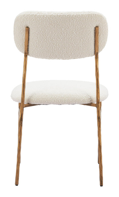 Sydhavnen Dining Chair Cream & Gold – Elegant Cream & Gold Dining Chair for Modern Dining Spaces