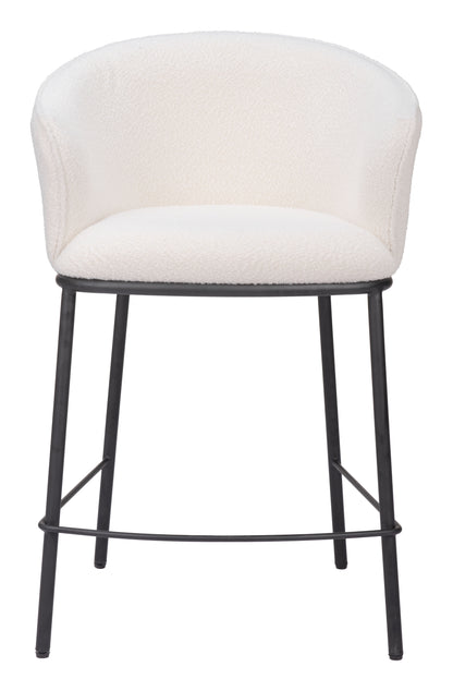 Essen Counter Stool - Ivory Stylish and Comfortable Counter Stool for Contemporary Kitchens and Dining Spaces