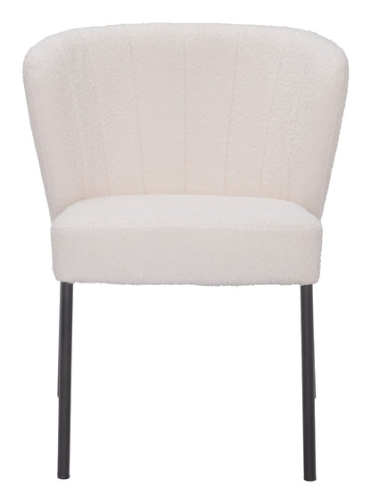 Aimee Dining Chair Set of 2 - Stylish Cream Design for Elegant Dining Rooms and Contemporary Spaces