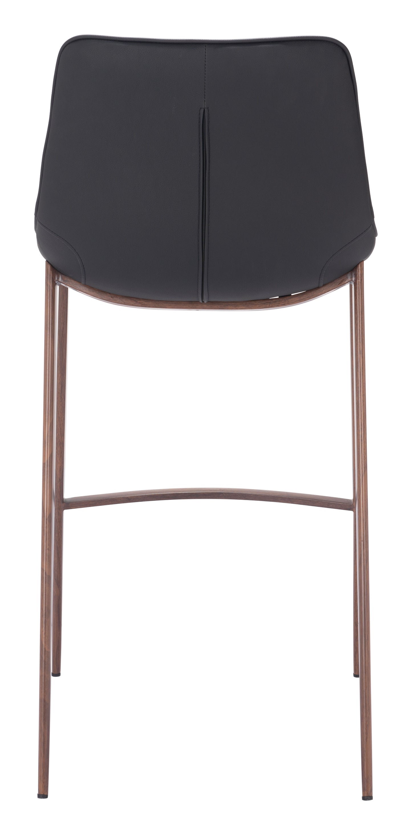 Magnus Barstool (Set of 2) Black & Walnut