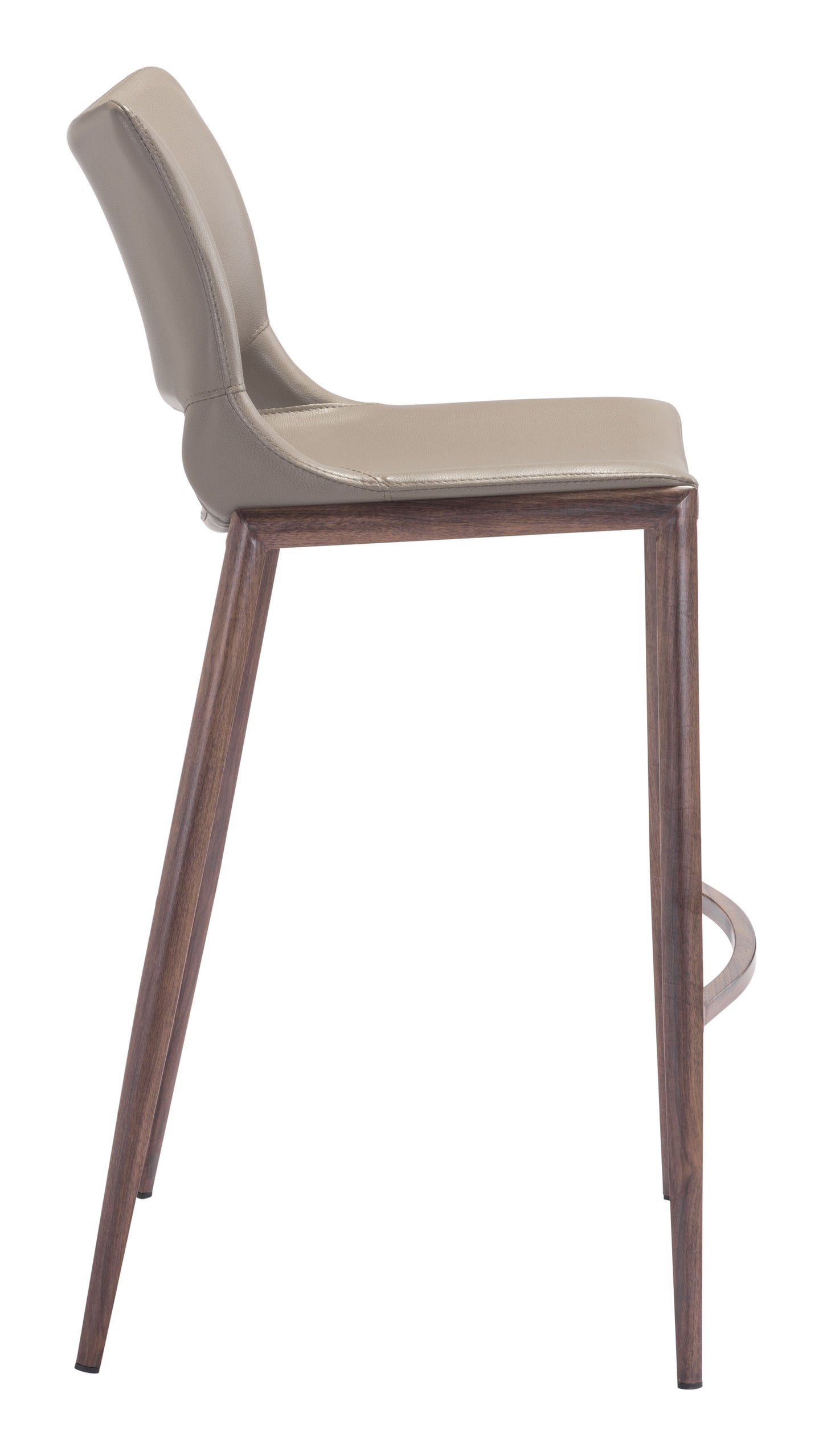 Ace Barstool (Set of 2) Brown & Walnut