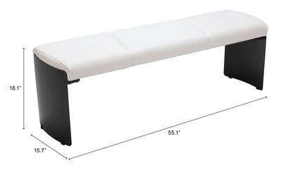 Mur Bench White