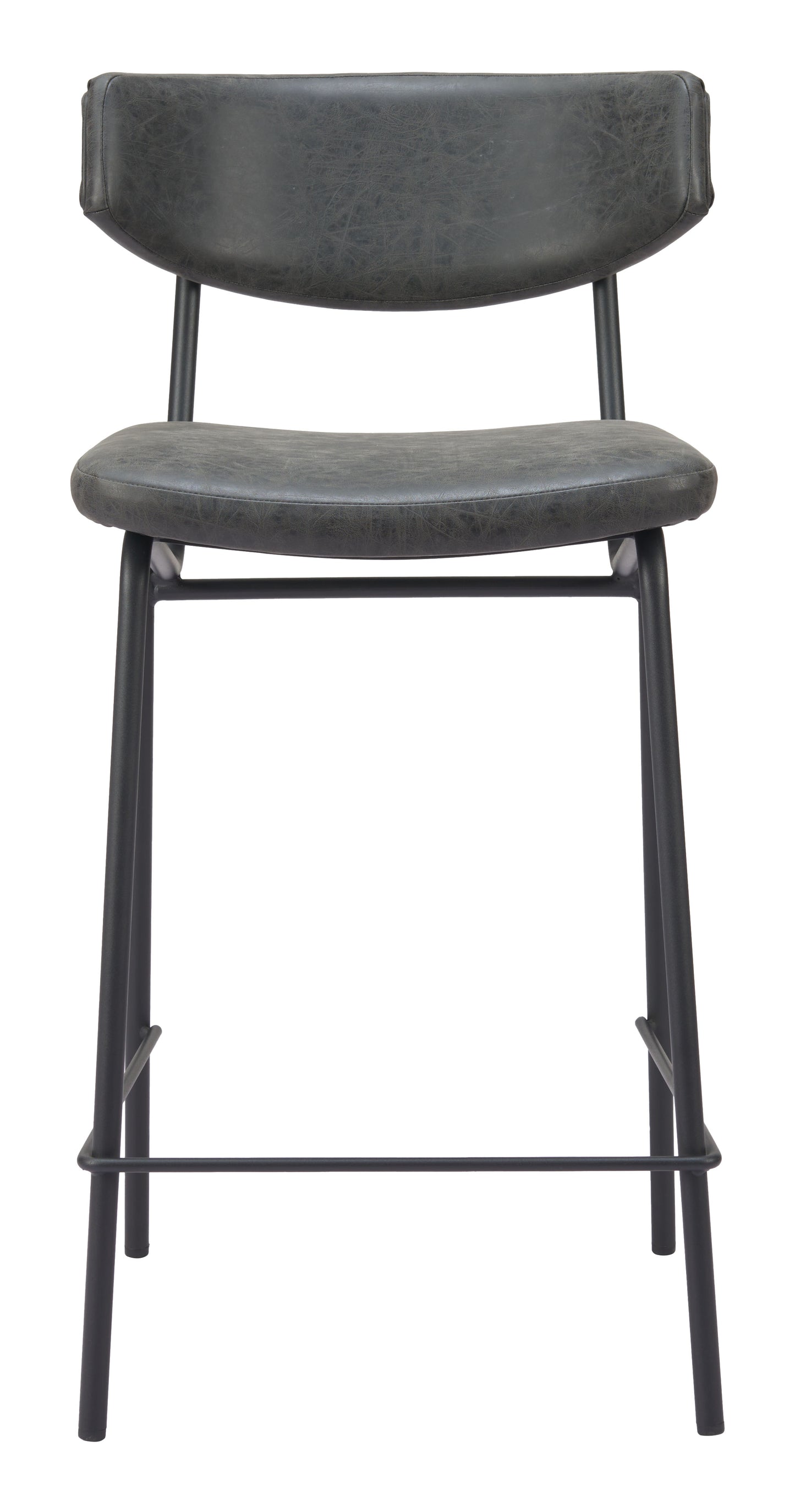 Charon Counter Stool (Set of 2) Vintage Black