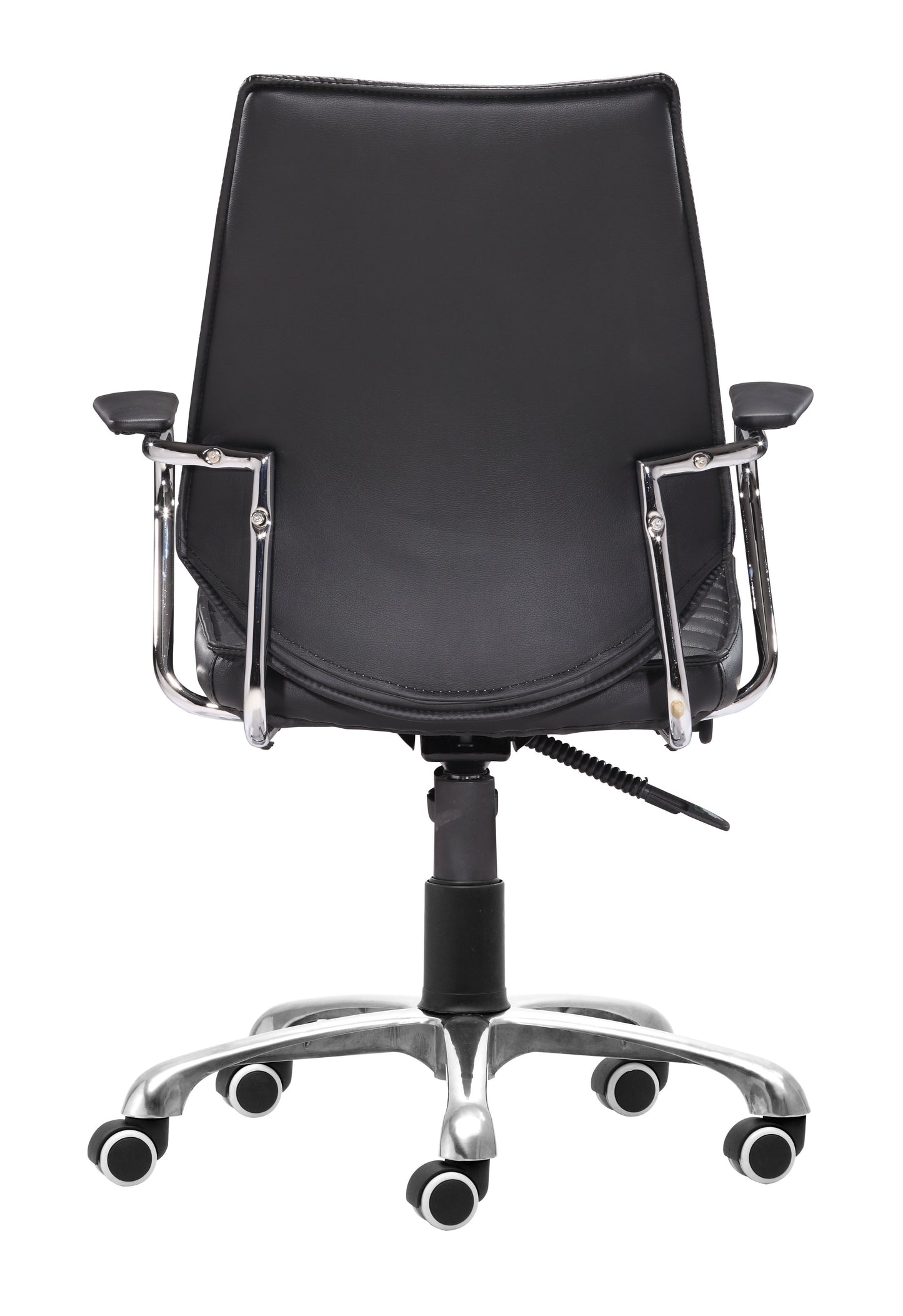 Enterprise Low Back Office Chair Black - Stylish & Comfortable Office Chair with a Classic Black Upholstery for a Contemporary, Professional Look