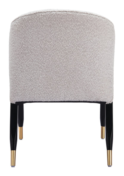 Pula Dining Chair - Misty Gray Modern and Comfortable Upholstered Chair for Stylish Dining Rooms