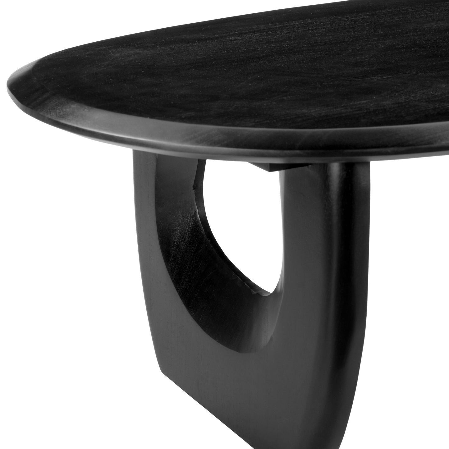 Arasan Coffee Table Black – Stylish and Contemporary Black Coffee Table for Living Room or Lounge Area