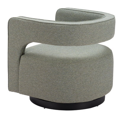 Turku Swivel Chair - Sage Green Stylish and Comfortable Swivel Chair for Modern Living Spaces