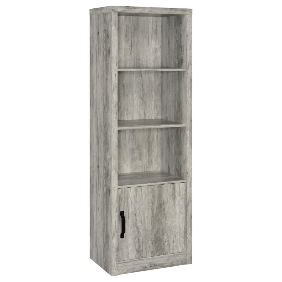 Burke 3-piece 59" TV Entertainment Center Grey Driftwood