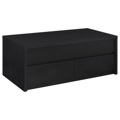 Knapp 3-Piece Black Lift-Top Coffee Table Set – Modern Storage & Functionality