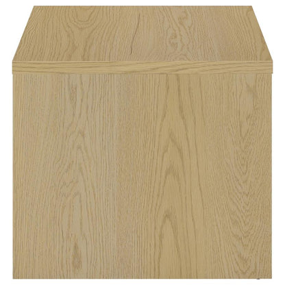 Canoga Light Oak Engineered Wood Accent Side End Table - Modern Living Room Furniture