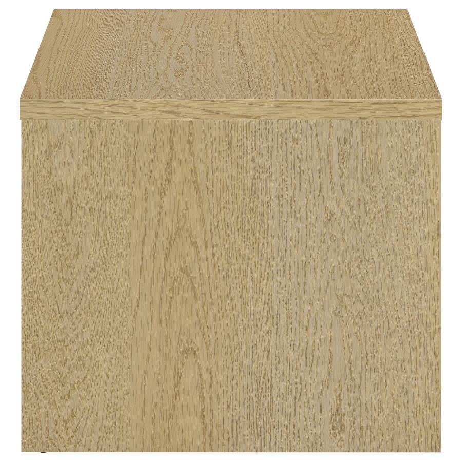 Canoga 2-Piece Lift Top Cocktail Coffee Table Set in Light Oak - Versatile Living Room Furniture