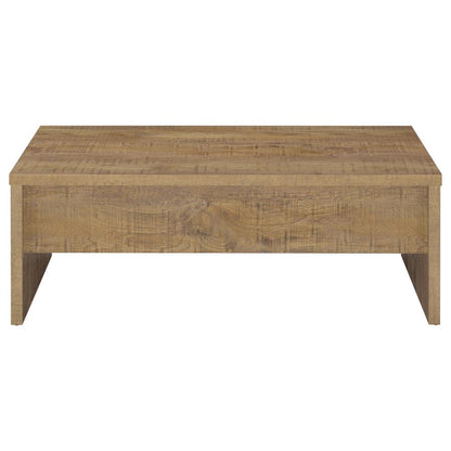 Canoga Light Oak Engineered Wood Lift Top Coffee Table - Functional Living Room Furniture
