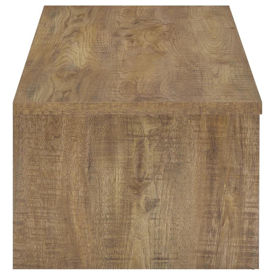 Canoga Light Oak Engineered Wood Lift Top Coffee Table - Functional Living Room Furniture