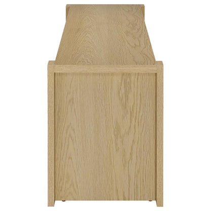 Laurelton 3-Piece Entertainment Center TV Stand in Light Oak - Modern Media Console