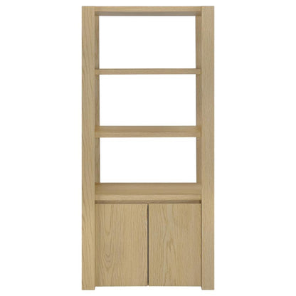 Laurelton 3-Piece Entertainment Center TV Stand in Light Oak - Modern Media Console