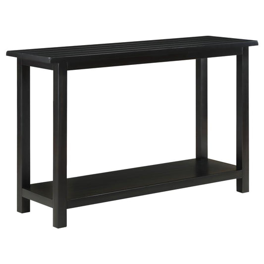 Payne Wood Entryway Sofa Console Table Java