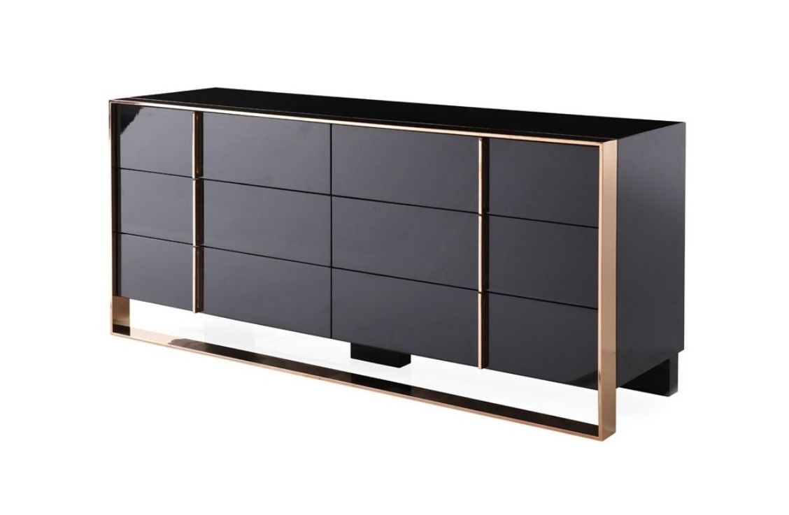 Cartier Black and Rose Gold Dresser
