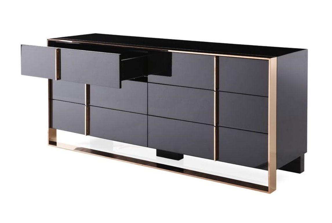 Cartier Black and Rose Gold Dresser